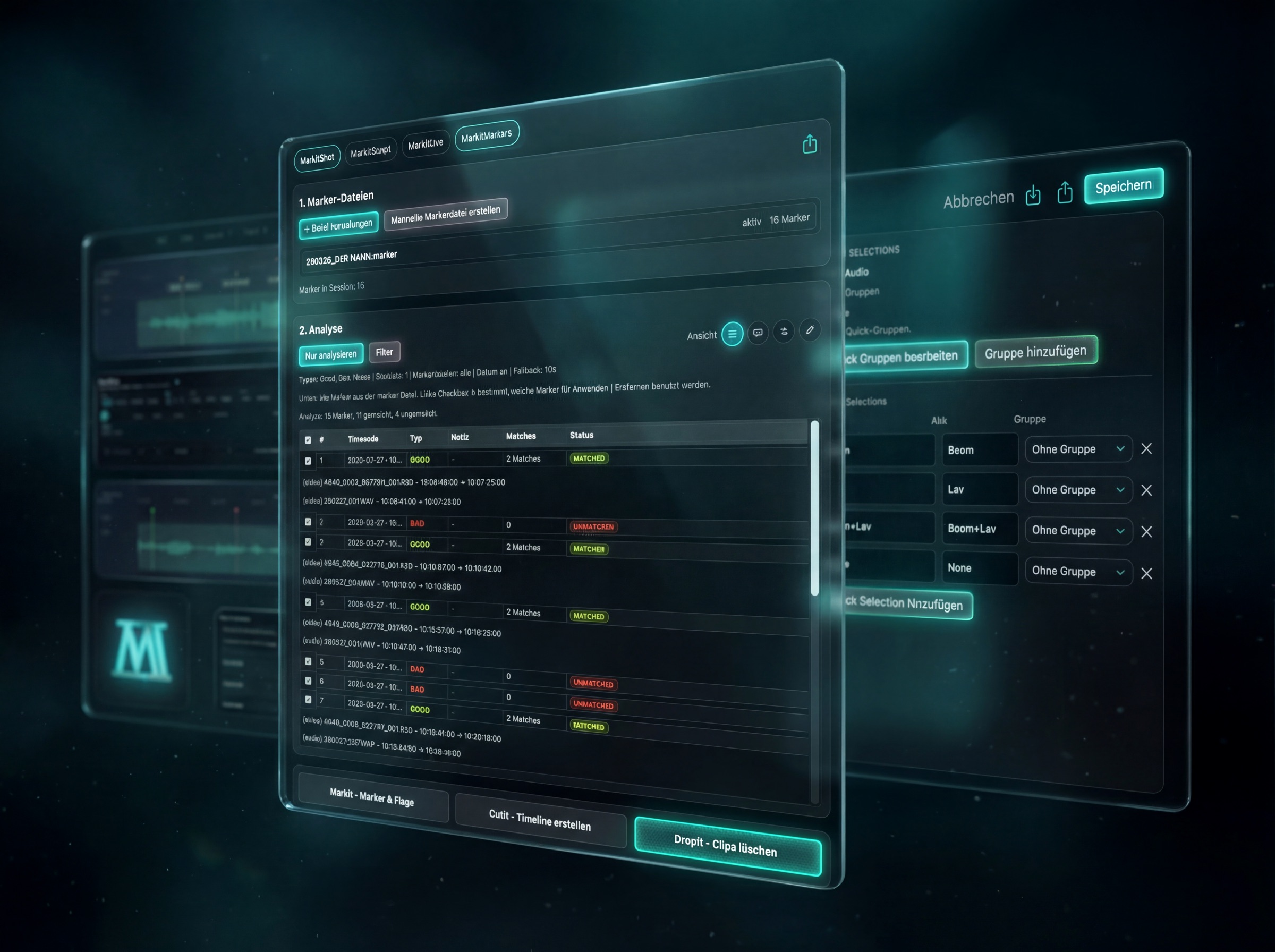 Lightboom Media Film-Workflow-Software auf einem Laptop für Set und Postproduktion